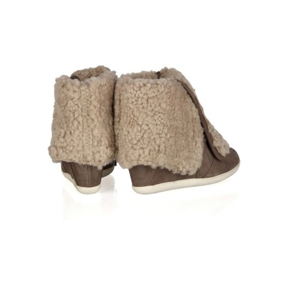 Ash Bowie sneakers/ wedges/ Boots
Taupe with Fur Brizz Sneakers size 37 US 7 - Picture 3 of 6